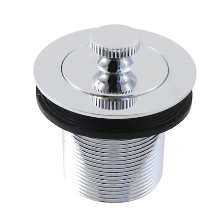 Kingston Brass 112 Lift and Turn Tub Drain with 134 Body Thread, Polished Chrome DLT17CP